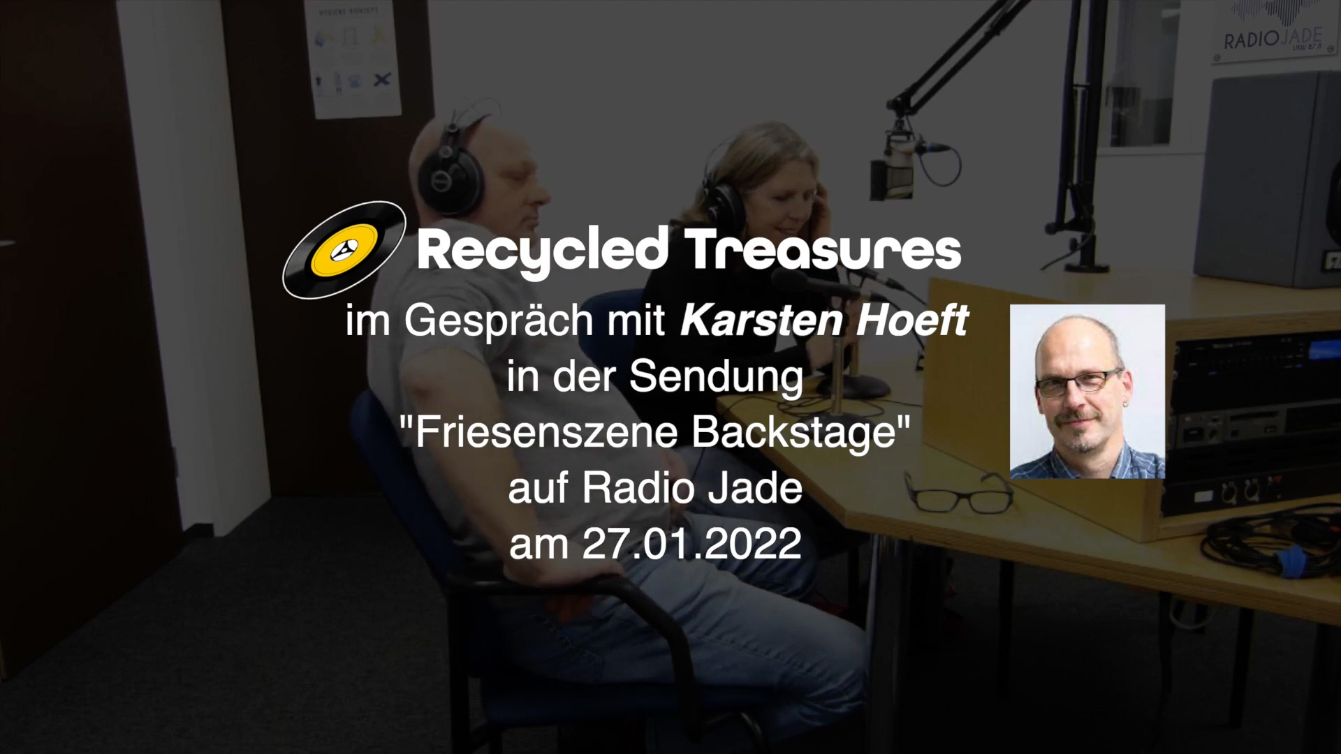 Recycled Treasures bei Radio Jade in der Sendung „Friesenszene Backstage“ am 27.01.2022