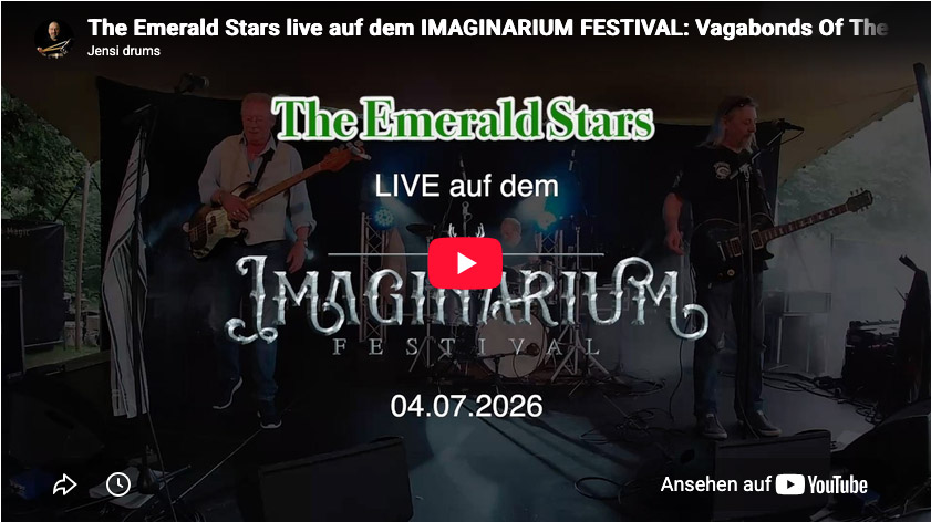 Video: The Emerald Stars live auf dem IMAGINARIUM FESTIVAL: Vagabonds Of The Western World (Thin Lizzy)